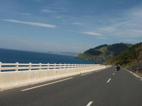 N634 / N1 : Santander - Bilbao - San Sebastian - Irun ( North coast of Spain )