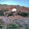 Motorritten arches-national-park-- photo